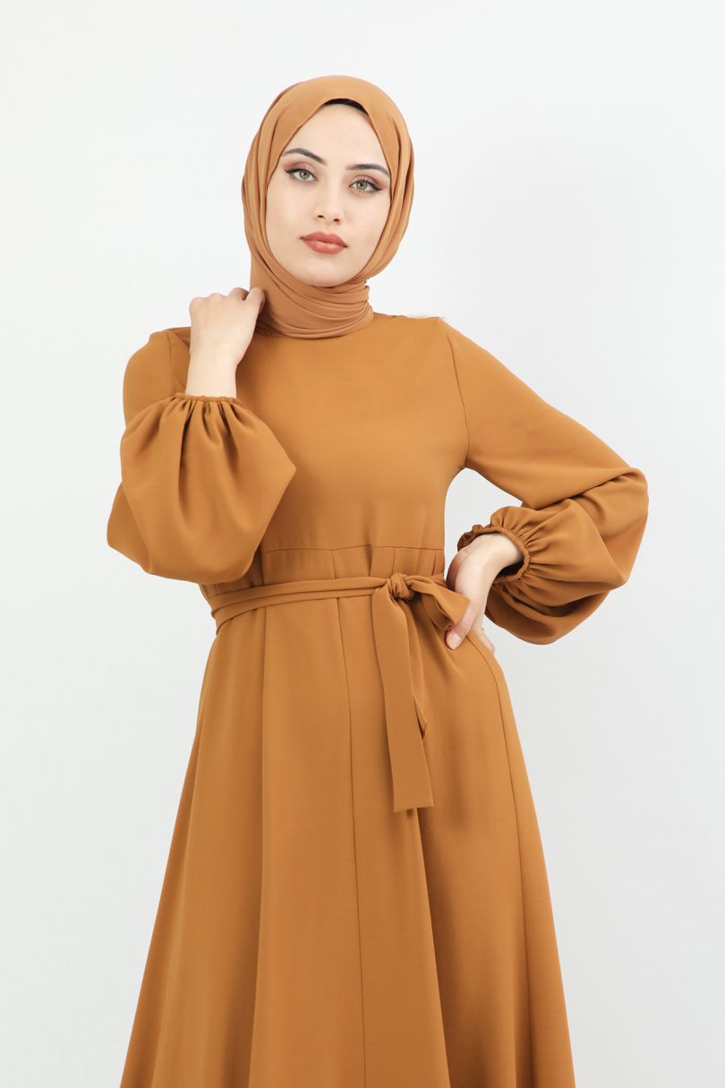 Sofia Womens Brown Daily Dress