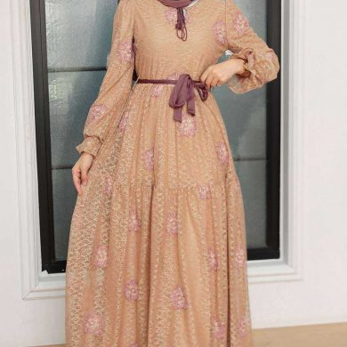 Biscuit Hijab Dress