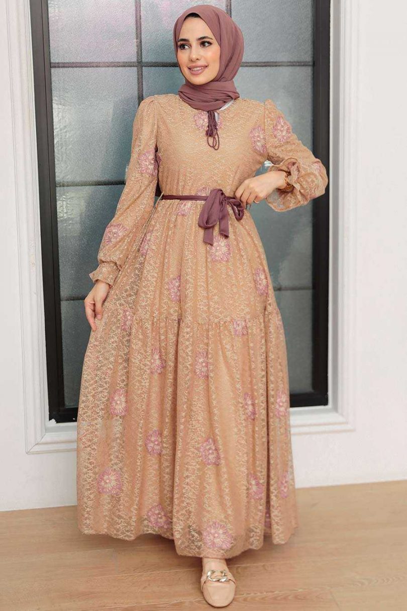 Biscuit Hijab Dress