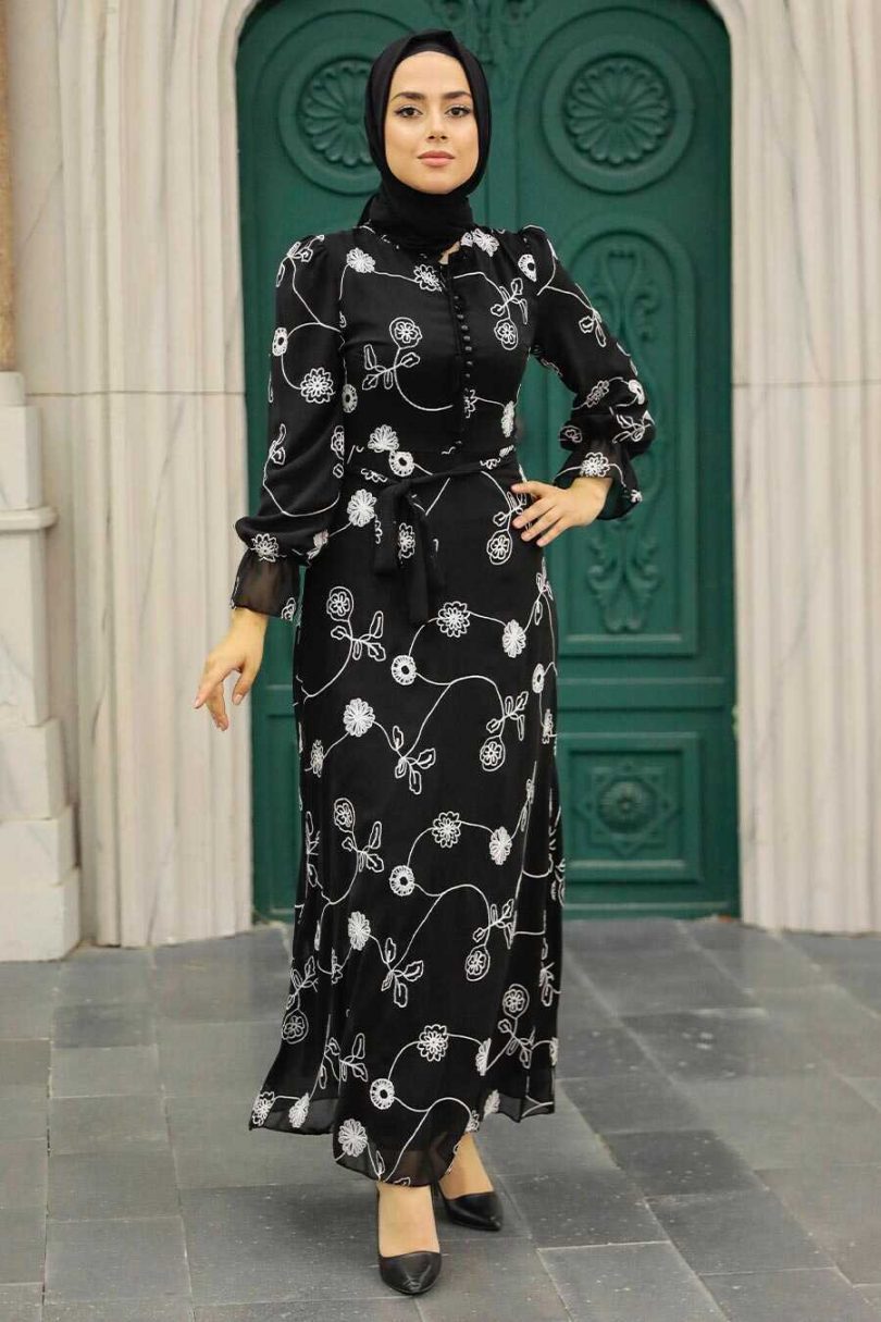 Black Hijab Dress