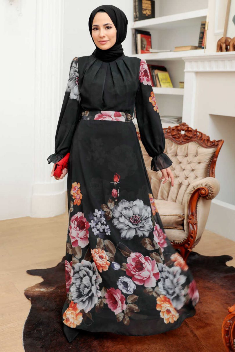 Black Hijab Dress