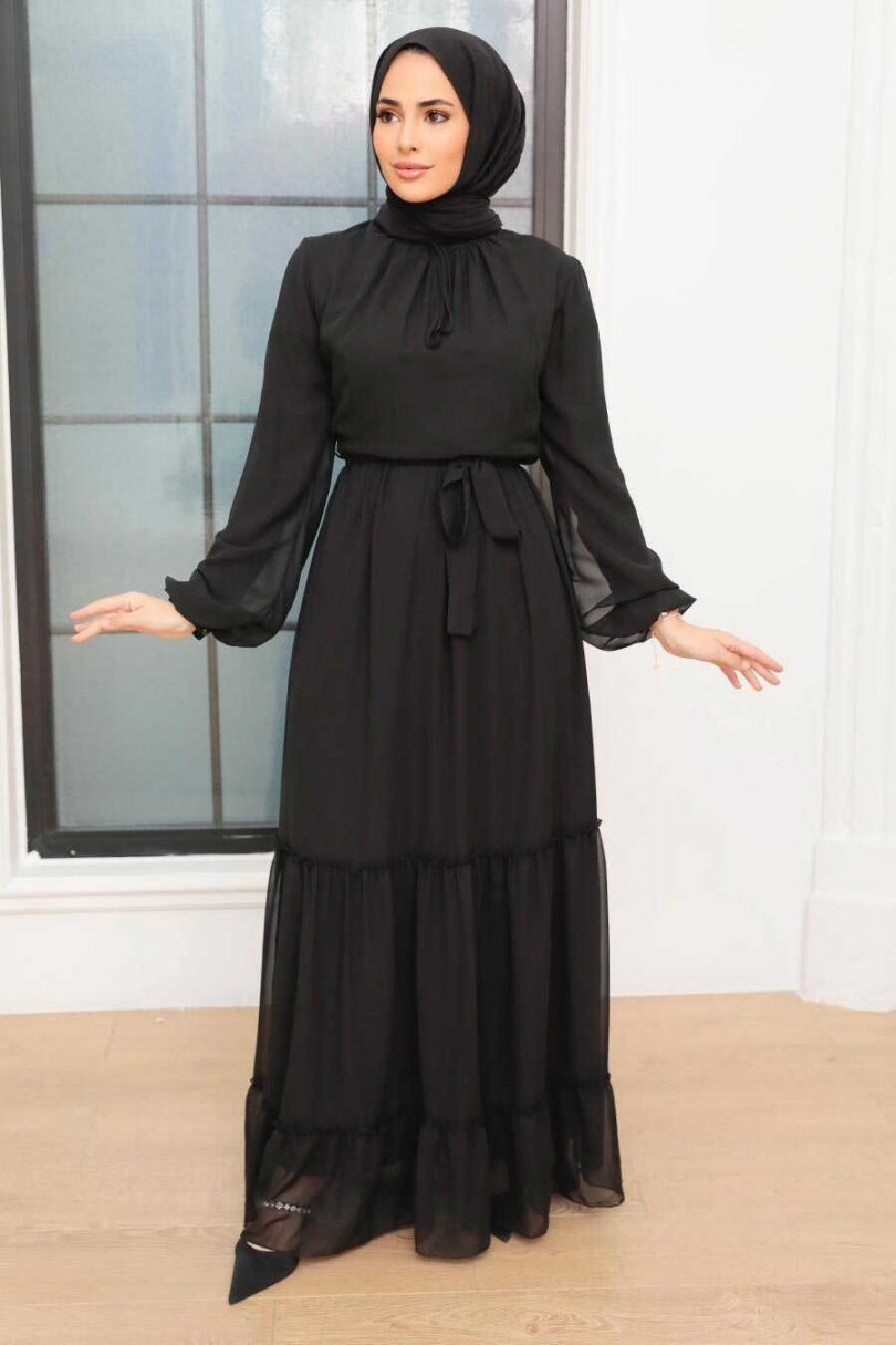 Black Hijab Dress
