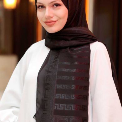 Black Hijab Shawl