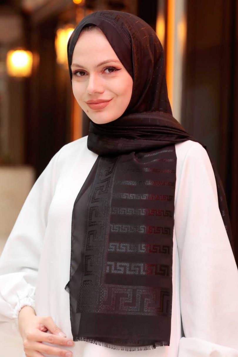 Black Hijab Shawl