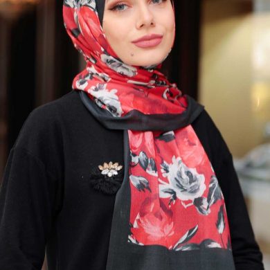 Black Hijab Shawl