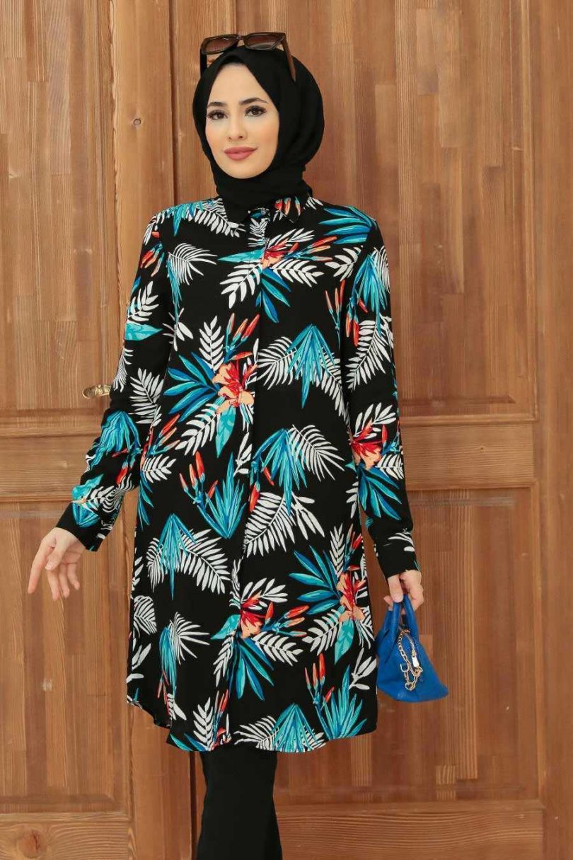 Black Hijab Tunic
