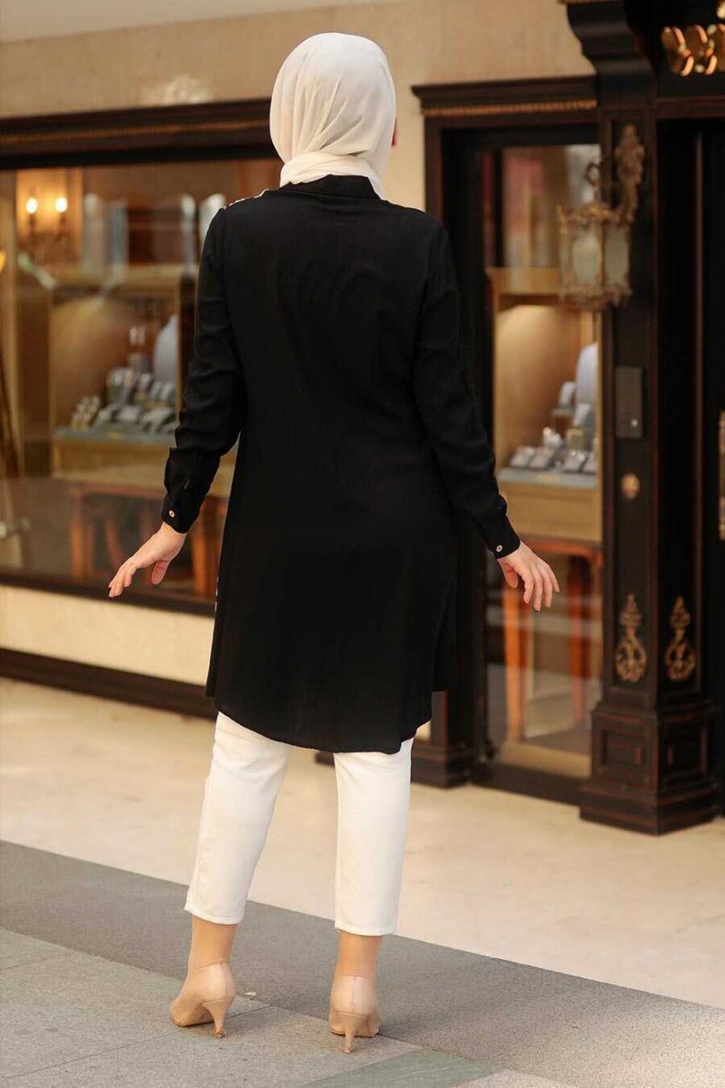 Black Hijab Tunic - Image 2