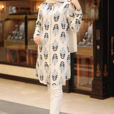 Ecru Hijab Tunic