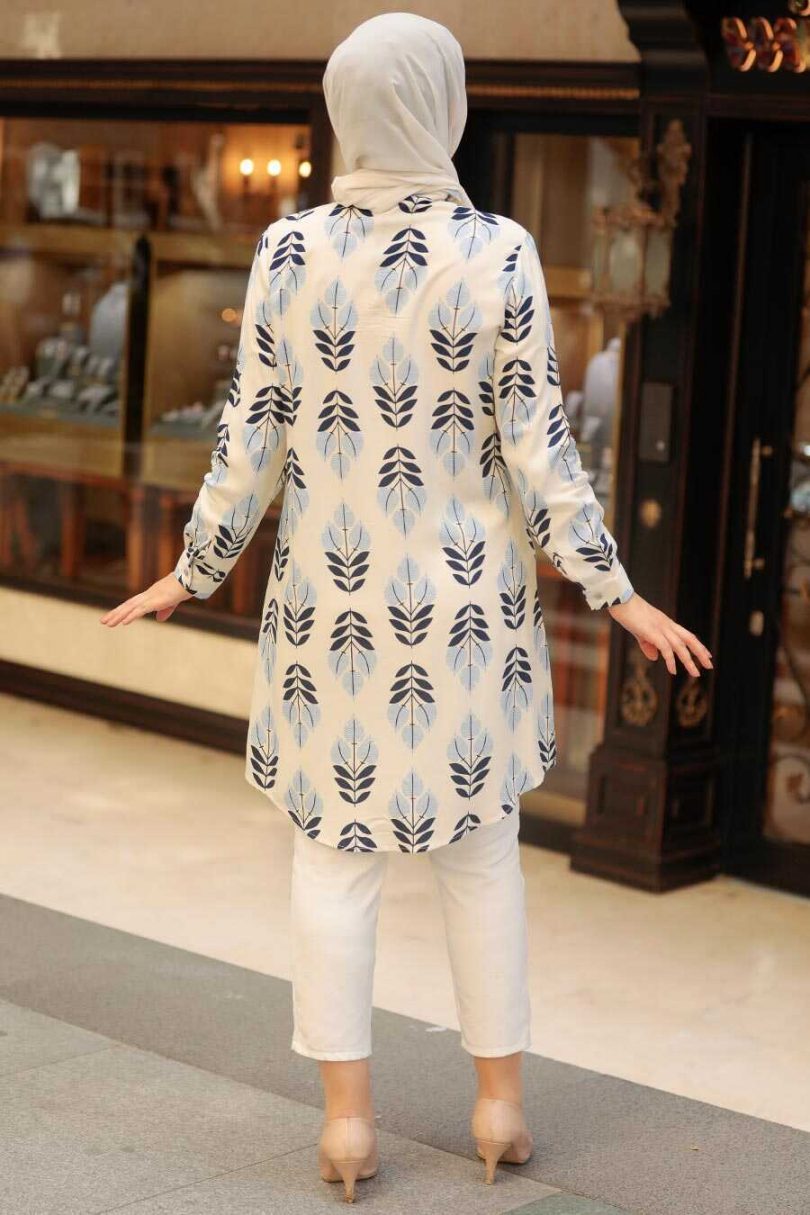 Ecru Hijab Tunic - Image 3