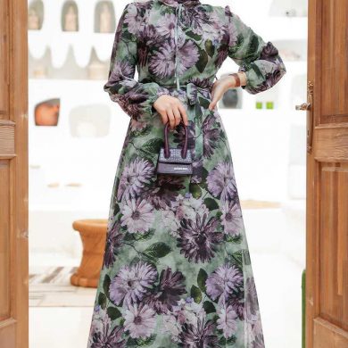 Green Hijab Dress
