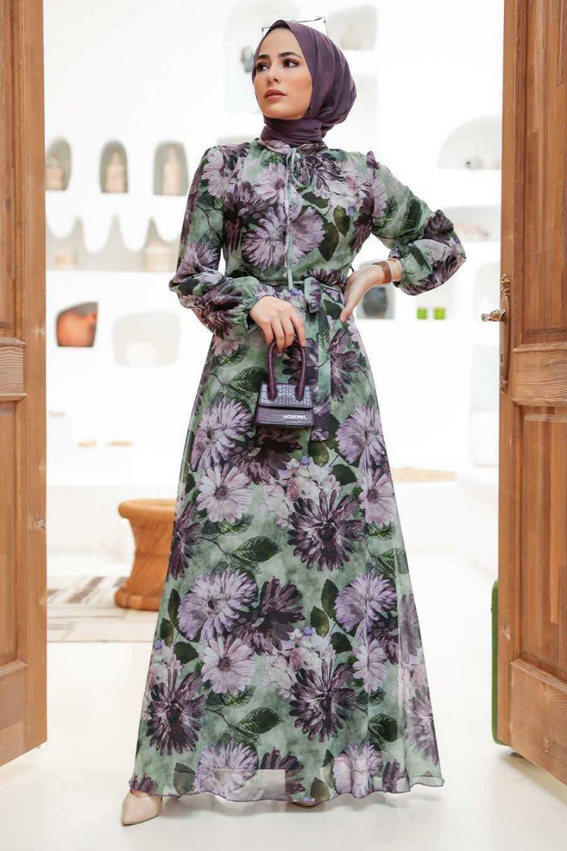 Green Hijab Dress
