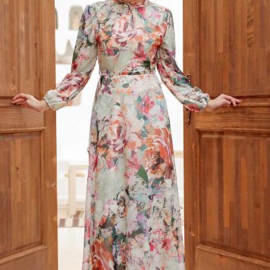 Mint Hijab Dress