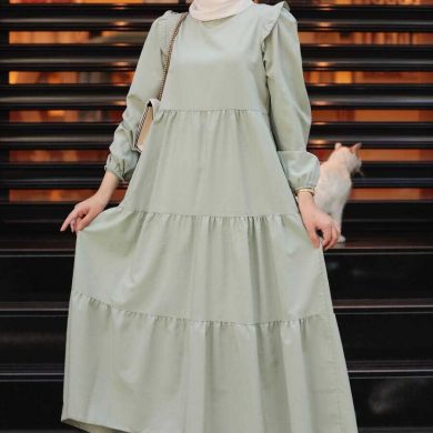 Mint Hijab Dress