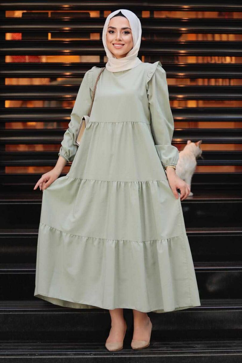 Mint Hijab Dress