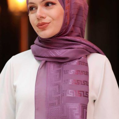Purple Hijab Shawl