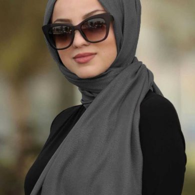 Smoke Color Hijab Shawl