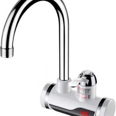 Electric Hot Water Taps, 220V Electric Instant Heater Tap with LED Digital Display, Instant Tankless Electric Hot Water 