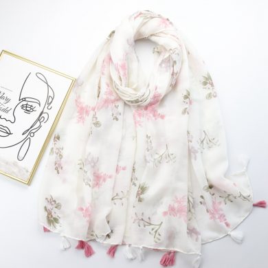 Ladies Women Cotton Viscose Scarves