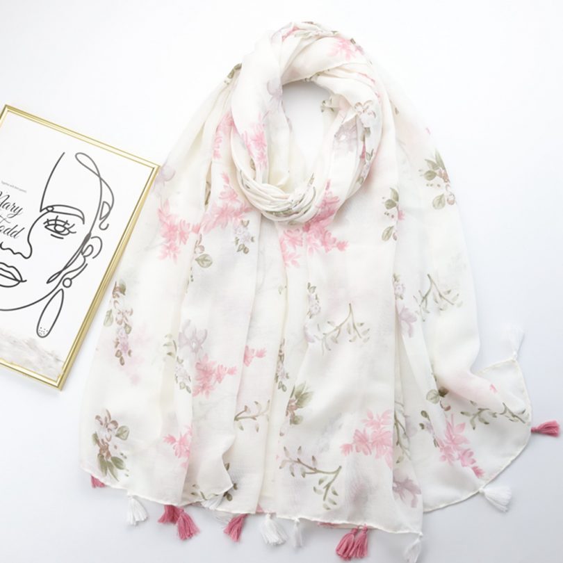 Ladies Women Cotton Viscose Scarves