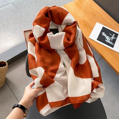 Ladies Women Cotton Viscose Scarves