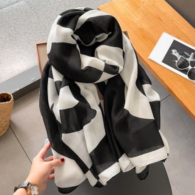 Ladies Women Cotton Viscose Scarves