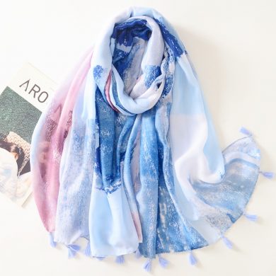Ladies Women Cotton Viscose Scarves