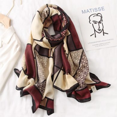 Ladies Women Cotton Viscose Scarves