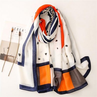 Ladies Women Cotton Viscose Scarves