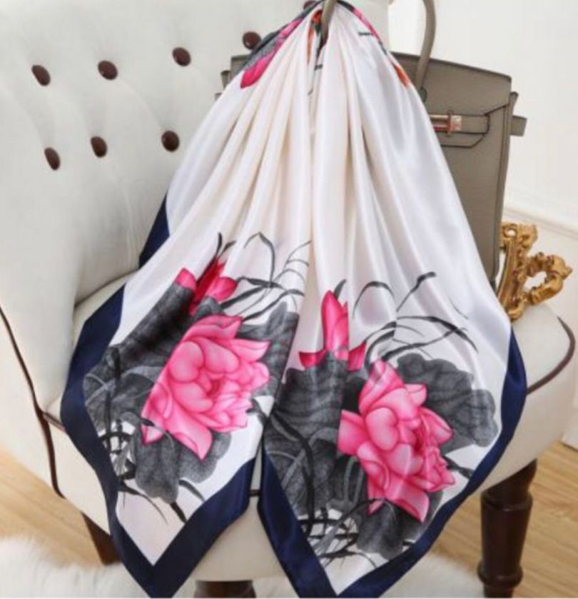 Ladies Women Satin Silk Scarves